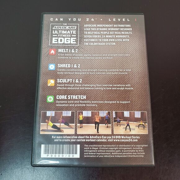 Advocare Workout Series - Can You CU24 - Level 1 (2 Disc DVD Set) - Picture 2 of 7
